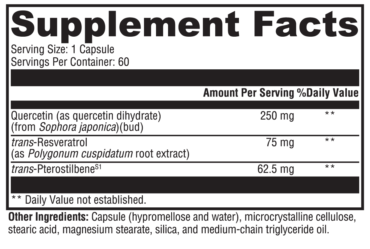 Resveratrol & Quercetin by Physician Nutrients