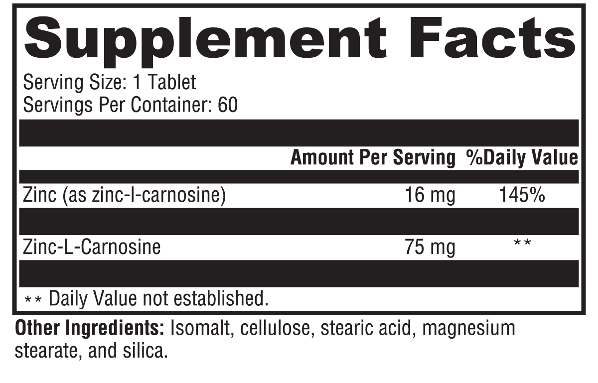 Zinc Carnosine